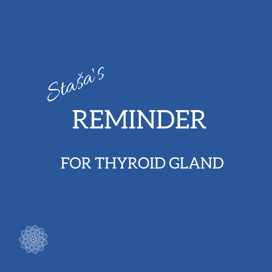Staša’s Reminder Therapeutic Yoga: The Thyroid